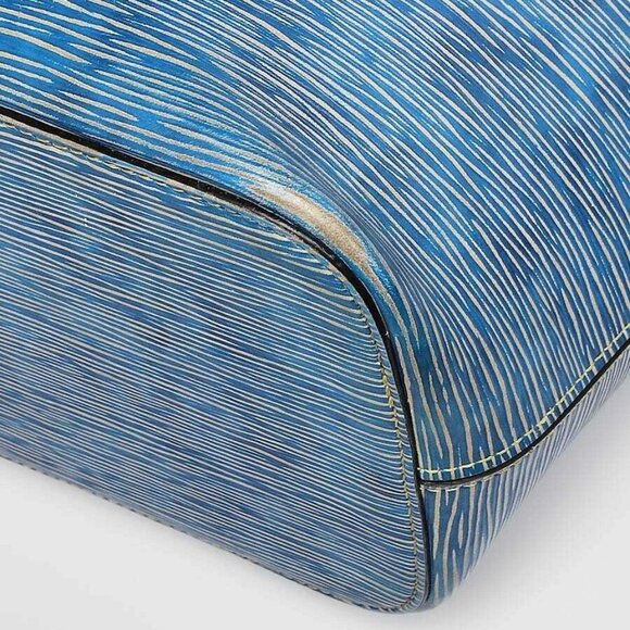 Louis Vuitton Denim Epi Leather Neverfull MM Bag w/o Accessories Pochette - Picture 4 of 12